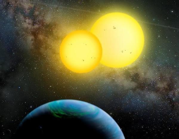 天空中竟出现两个巨型太阳,这个星球上所发生的一幕令人无法解释