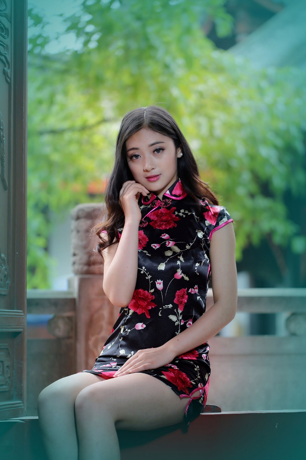 民国风旗袍美女!闭月羞花!|美少女|民国风|万家灯火_新浪新闻