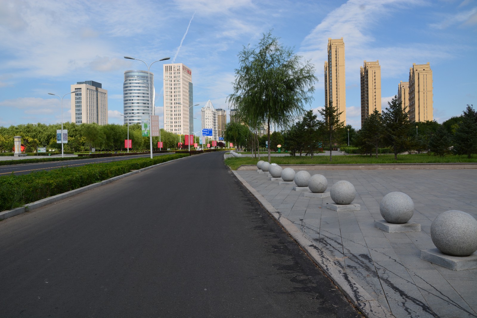 安静是一种淡淡的幸福通辽市新城区阿古拉大街美景