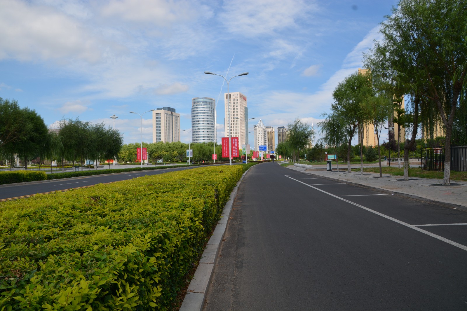 安静是一种淡淡的幸福通辽市新城区阿古拉大街美景