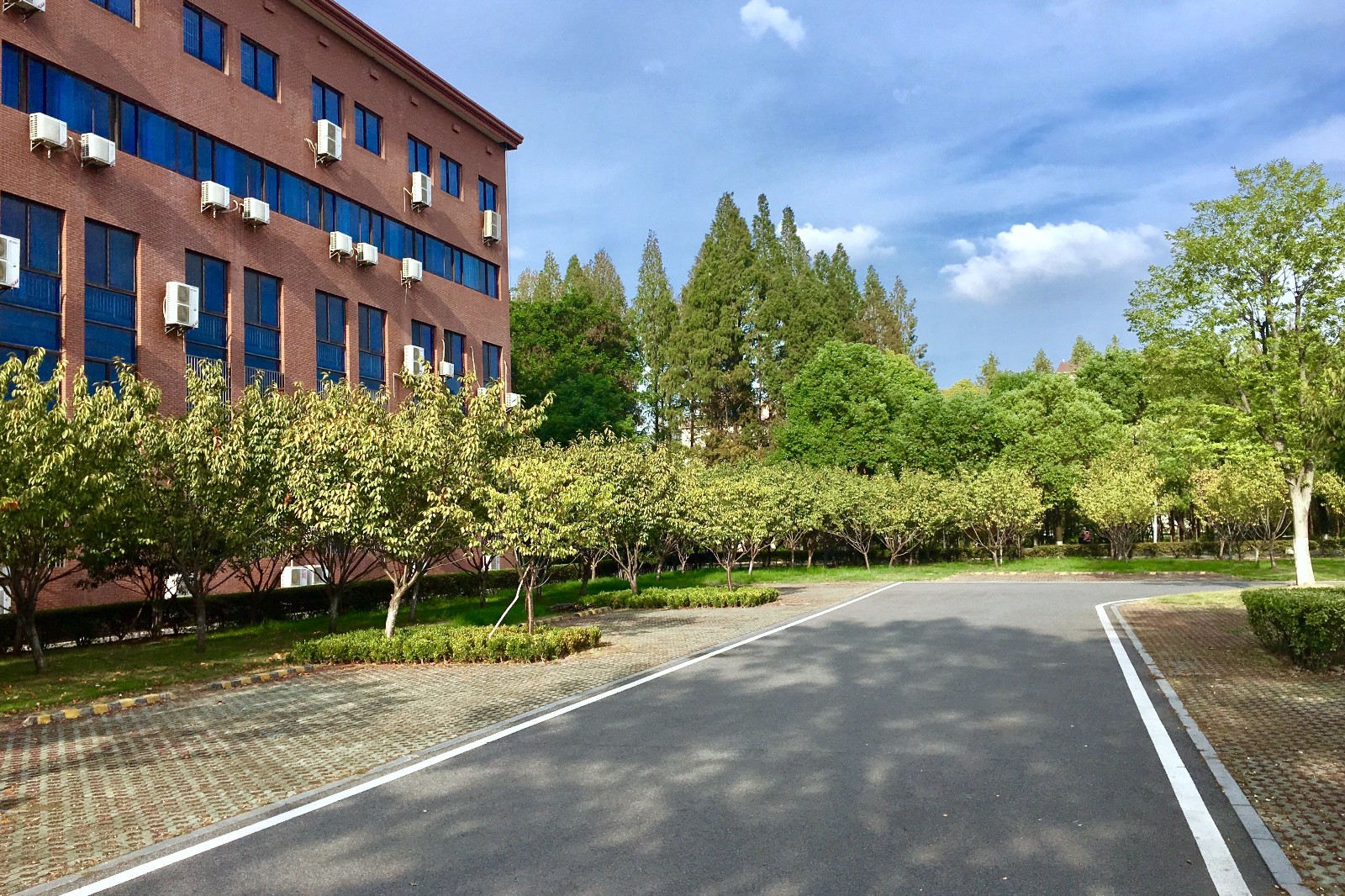 初秋校园小景武汉湖北工业大学