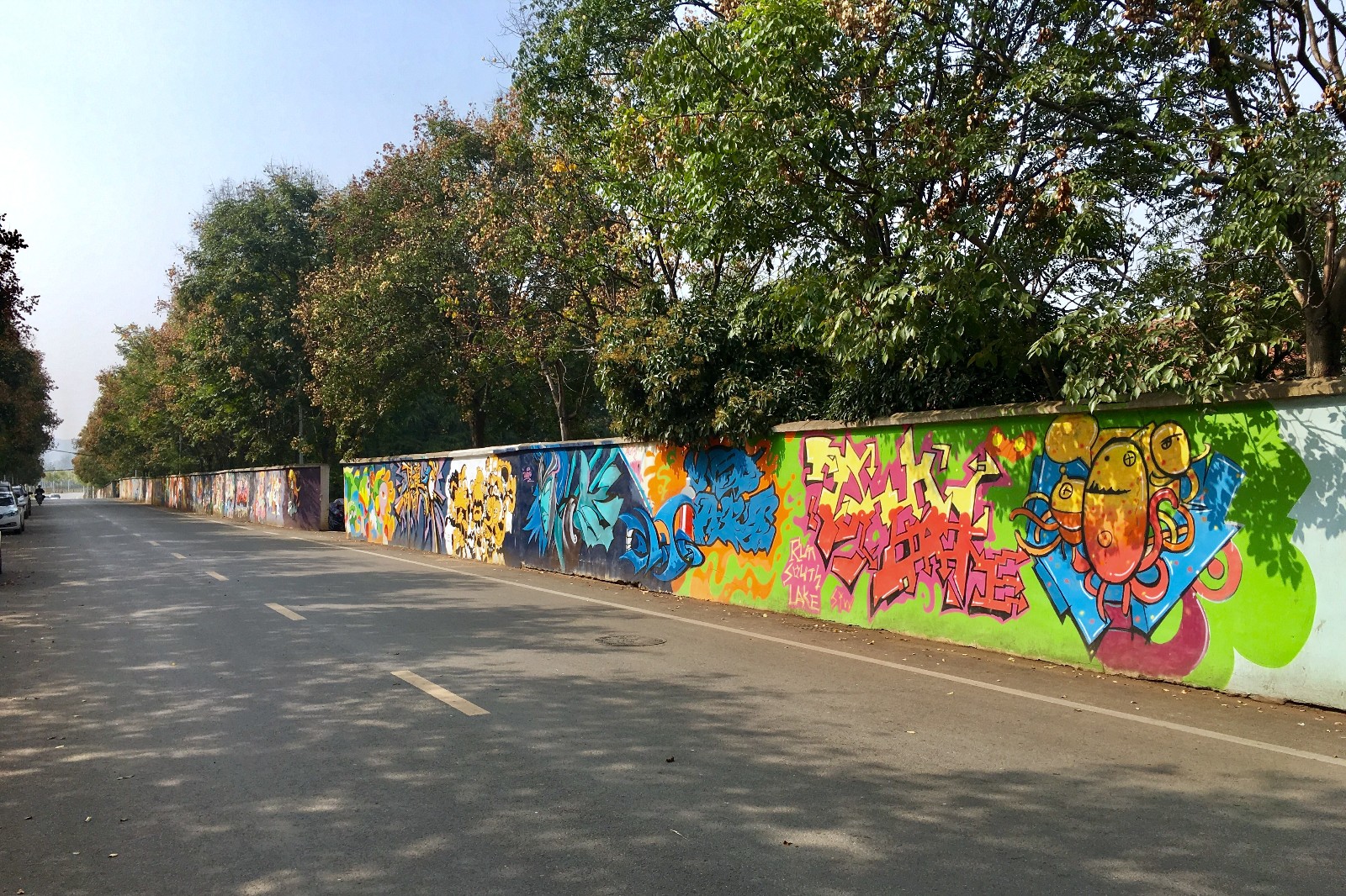 街头涂鸦03湖北武汉华中农业大学校园1