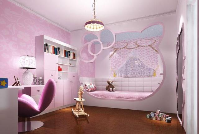 孩子房间这样装修,再也不用纠结买什么床以及书桌了!