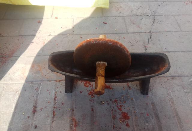 平遥农村人工捣的辣椒面就是香