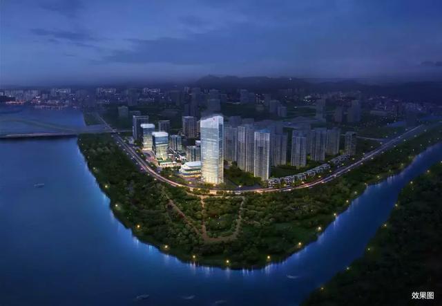 南沙金茂湾效果图此外,位于佛山禅西新城的金茂绿岛湖,依湖而建,集