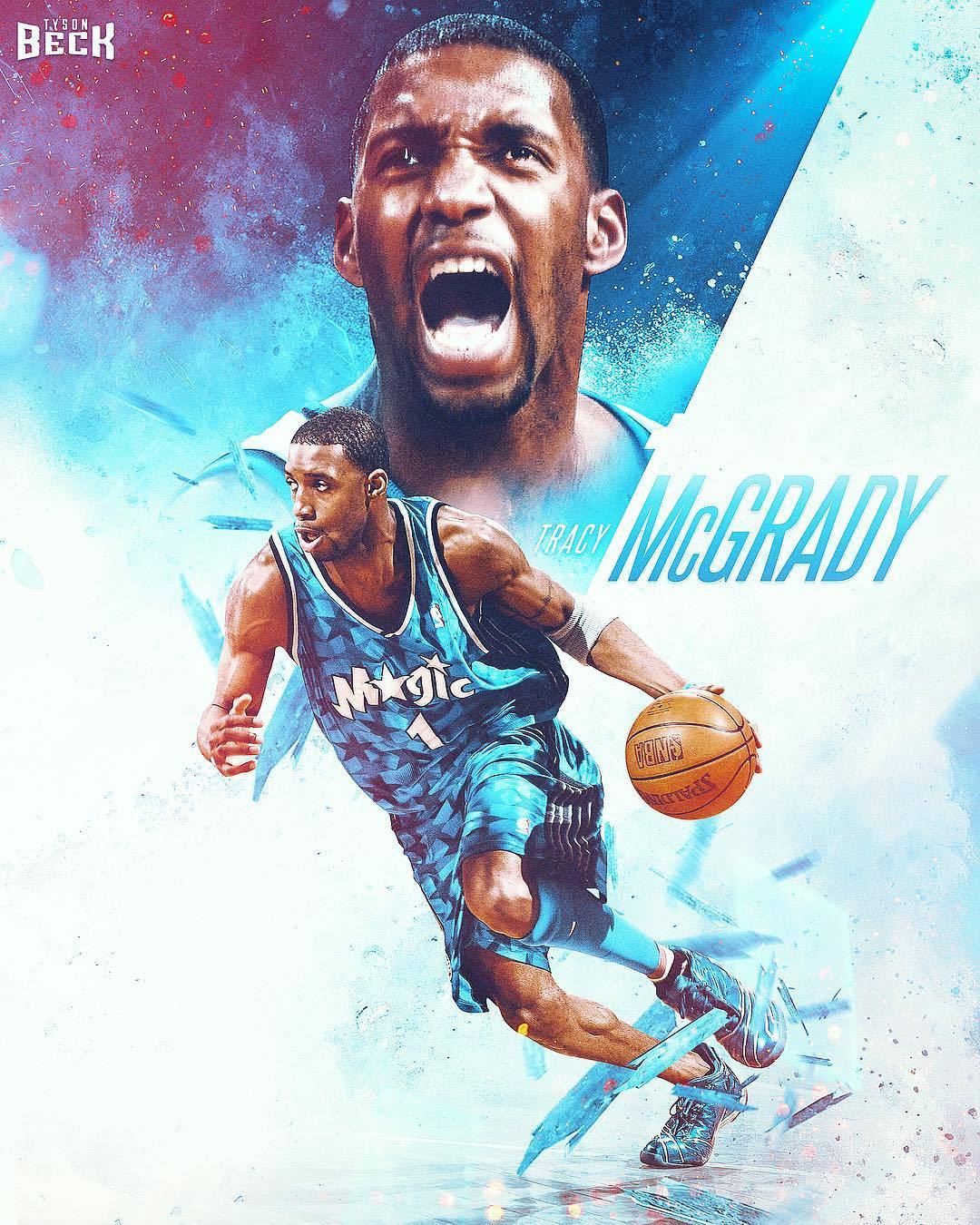 分享一波近期美帝网友制作的麦迪效果图!青春路上,感谢有你.