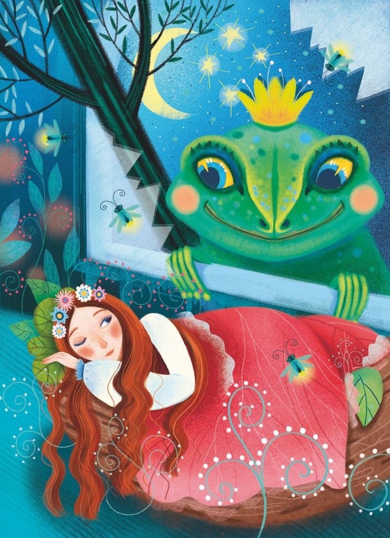 好治愈的童话绘本插图