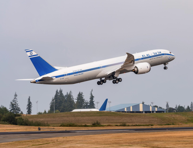 复古涂装波音787-9正式交付以色列航空