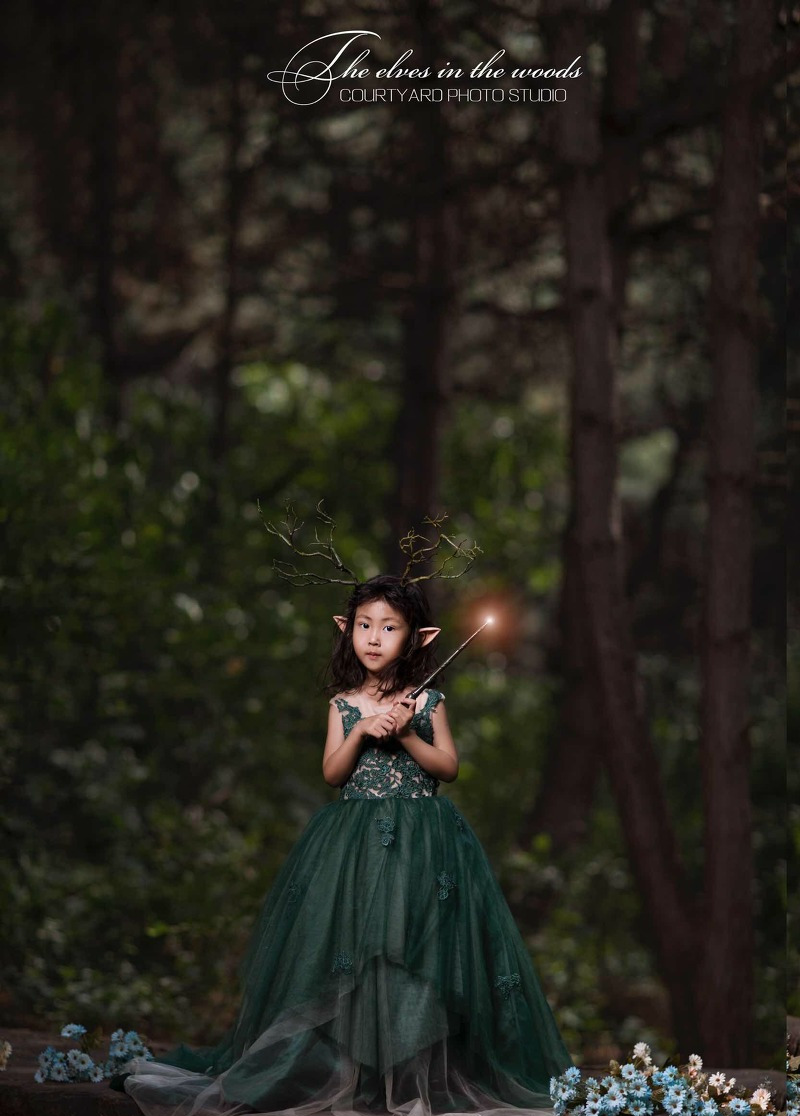 人像摄影丛林精灵