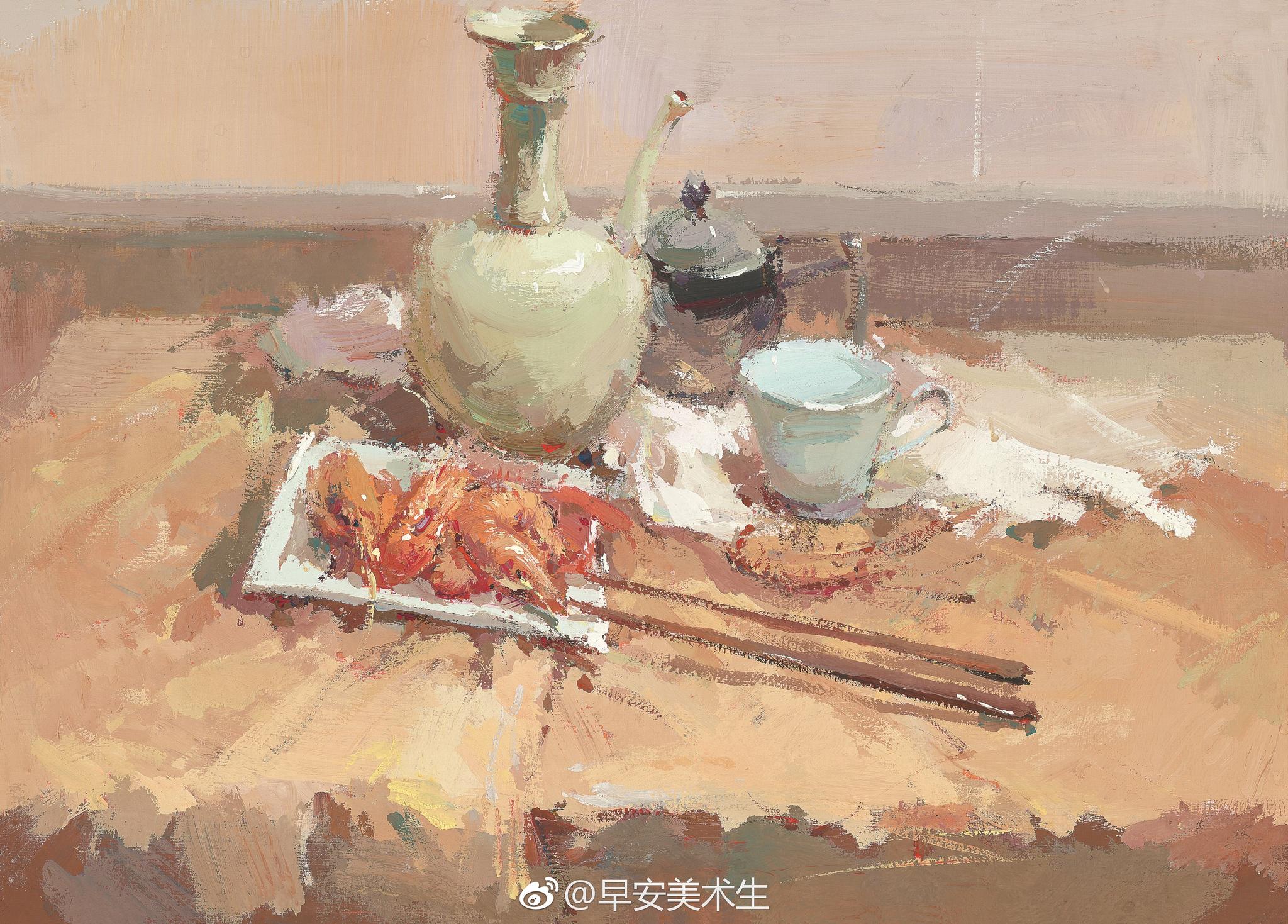 会画简单想画的好就很难色彩静物干货