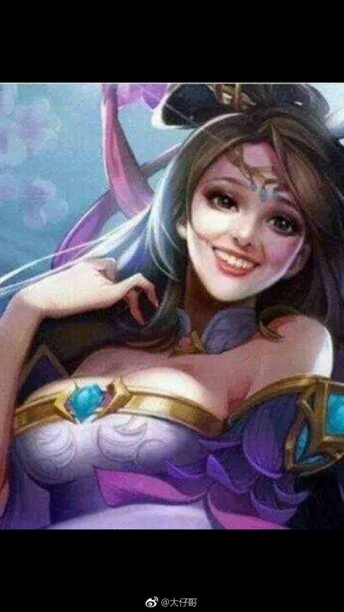 当王者英雄面带微笑时
