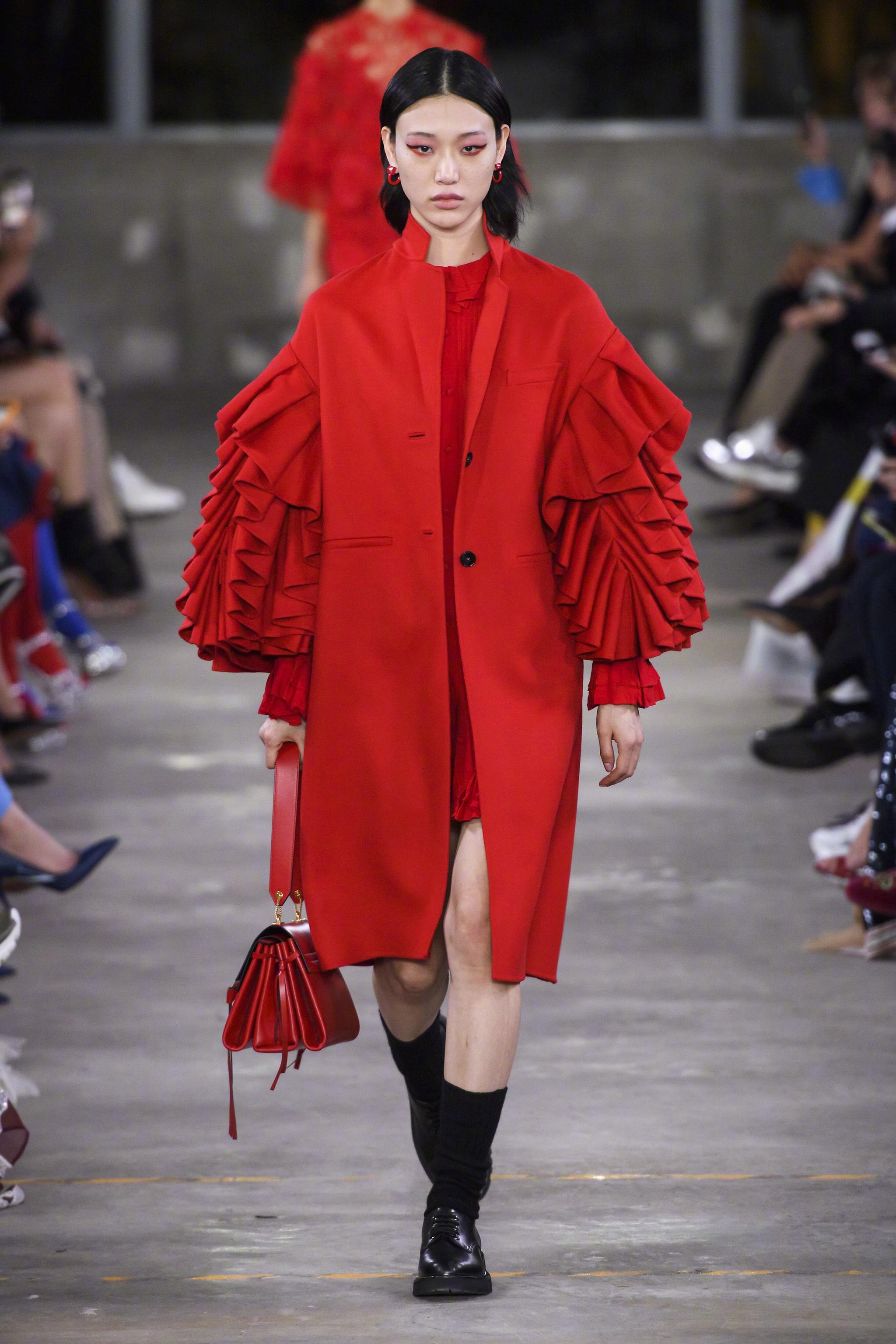 valentino 2019早秋系列(东京秀)———红色系,灵感来自日本艺术