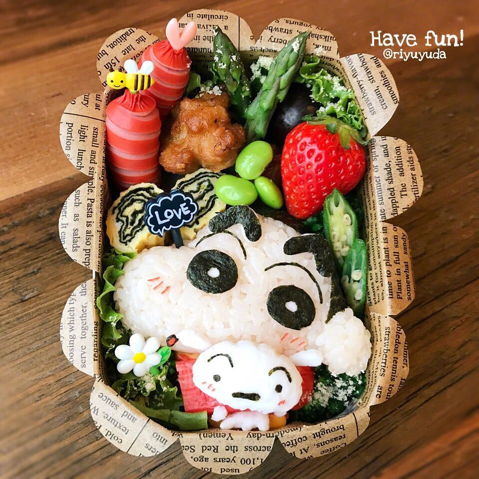 每日来份蜡笔小新便当_新浪看点