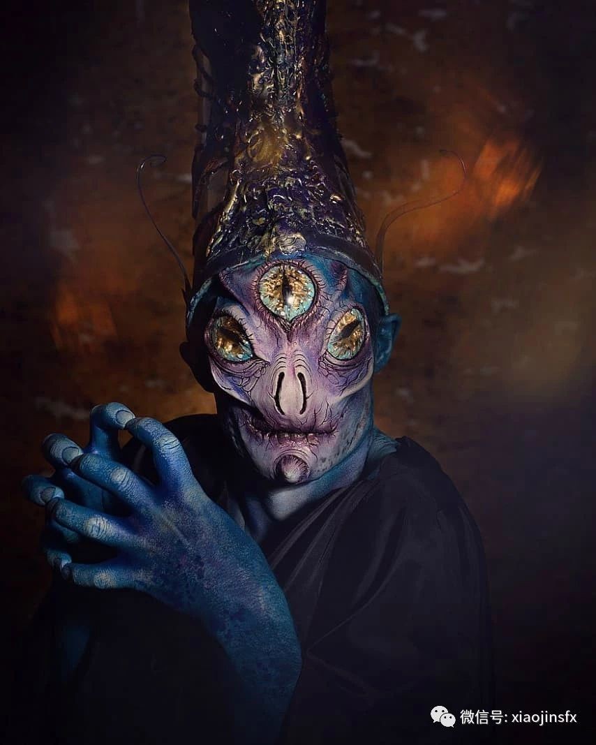 惊艳外星人特效化妆造型闪亮登场刷新你的视觉感官