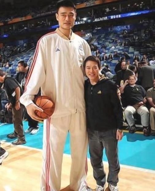 娱乐圈明星和姚明合照是什么样的一种体验?网友:范冰冰霸气!