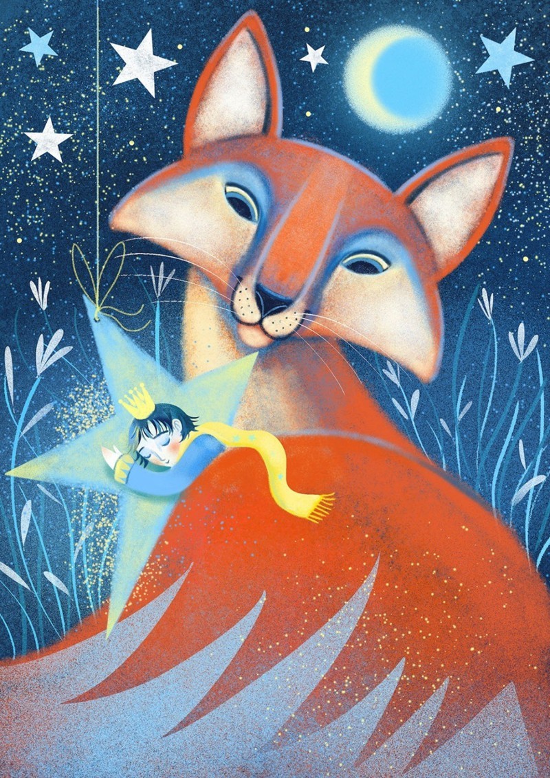 好治愈的童话绘本插图