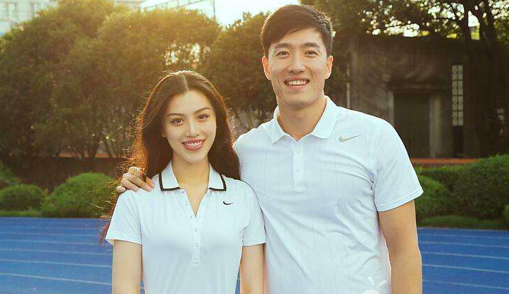 奥运冠军刘翔和妻子吴莎现状:婚后生活滋润,35岁计划生小孩!