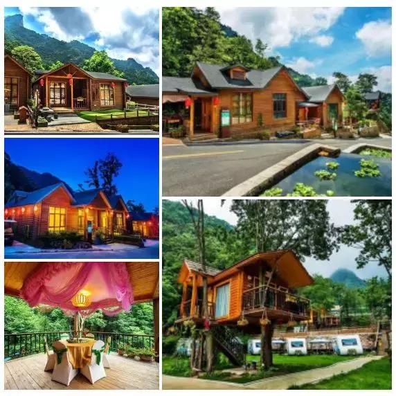 旗下老界岭避暑山庄度假饭店,鹳河饭店等业态实现融旅游,度假,住宿