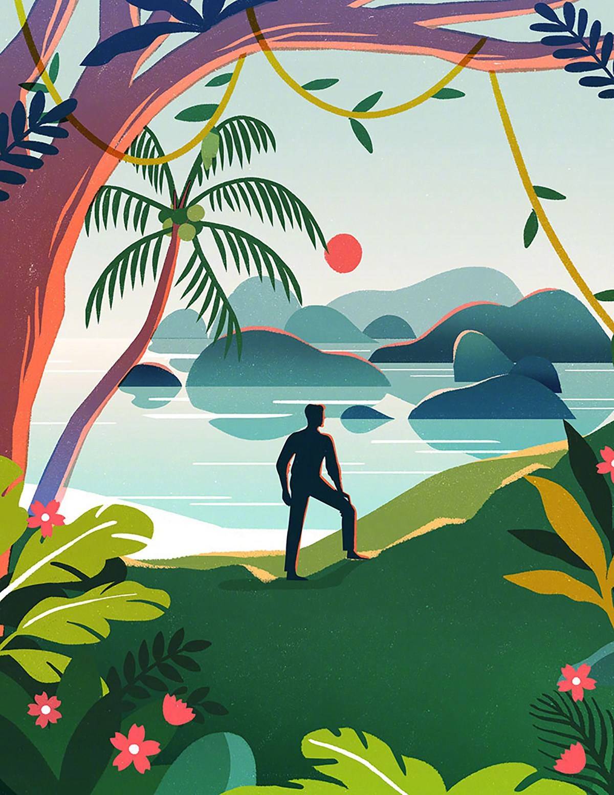 菲律宾插画师geraldinesy绘画作品