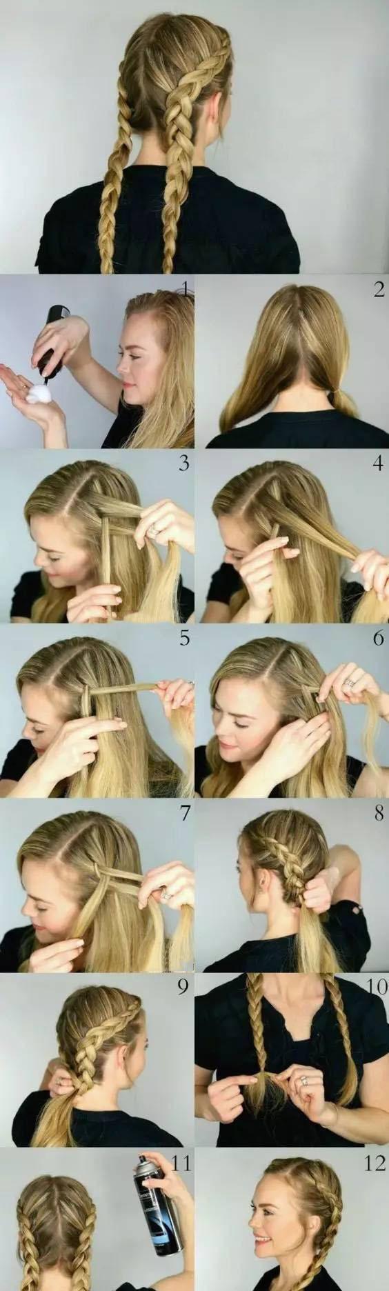 你还在扎丸子头吗, 人家都梳拳击辫喽!