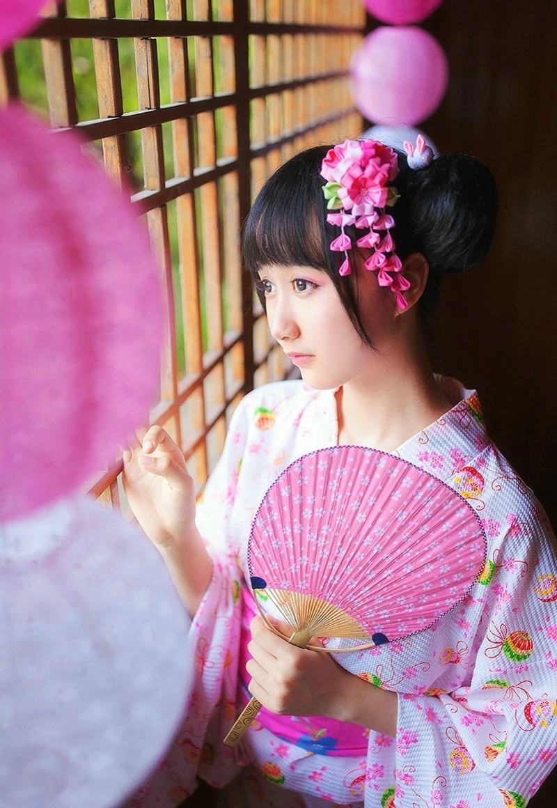 娇嫩日系和服妹子甜美粉嫩清纯动人写真集 @微相册 @微博摄