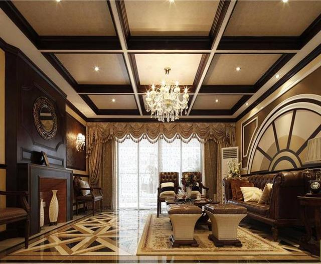 客厅吊顶图效果图,隔壁老王看了都说好