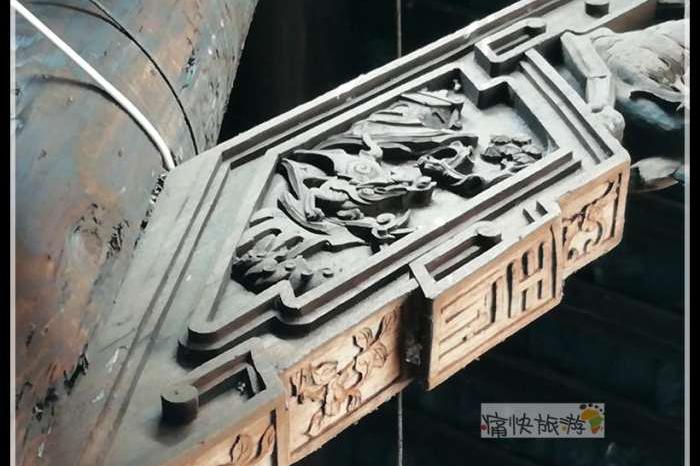 自贡板仓玉川公祠的木雕撑拱_新浪新闻