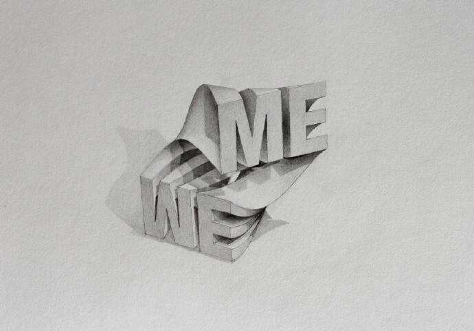 手绘3d 英文字体设计欣赏! by lex wilson