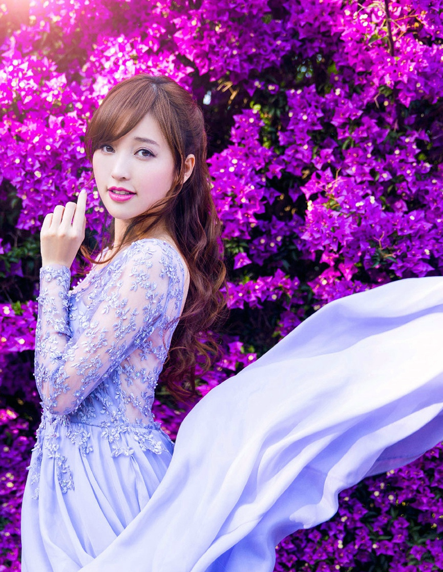 金莎,清纯可爱,尽显小巧女人味