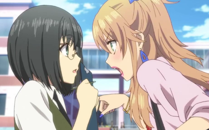 图1:《紧扣的星星》动画中描写了女高中生纪衣子和亚绫二人度过的"有