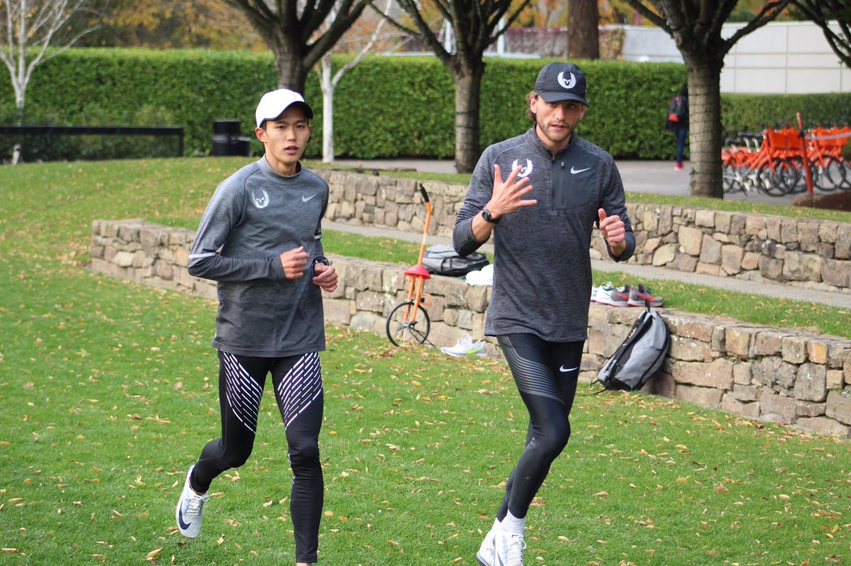 centrowitz退出了俄勒冈计划) "久しぶりのスピードワークアウト!