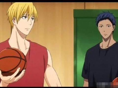 黑子的篮球 奇迹的世代大前锋青峰大辉和黄濑的组合 很显然
