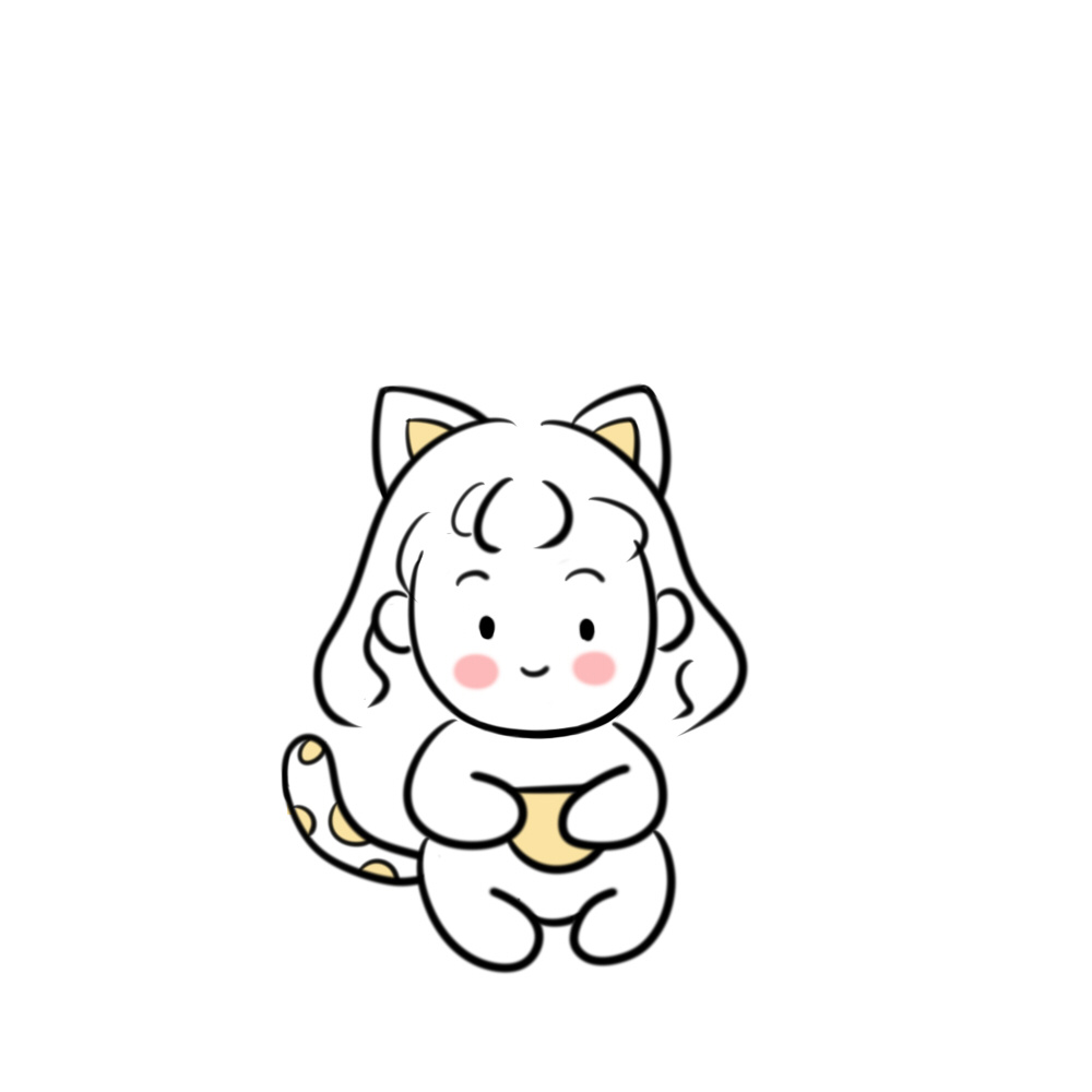 来自 画师的投稿|手绘简笔画小头像