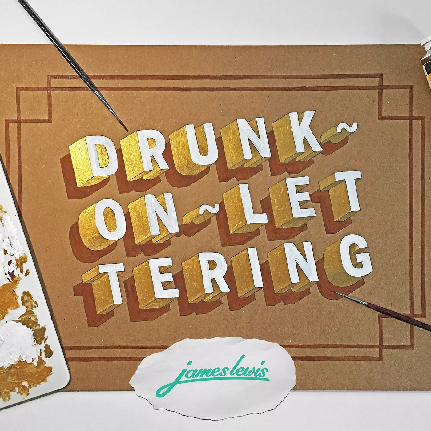 3d手写字体3dhandletteringbyjameslewis