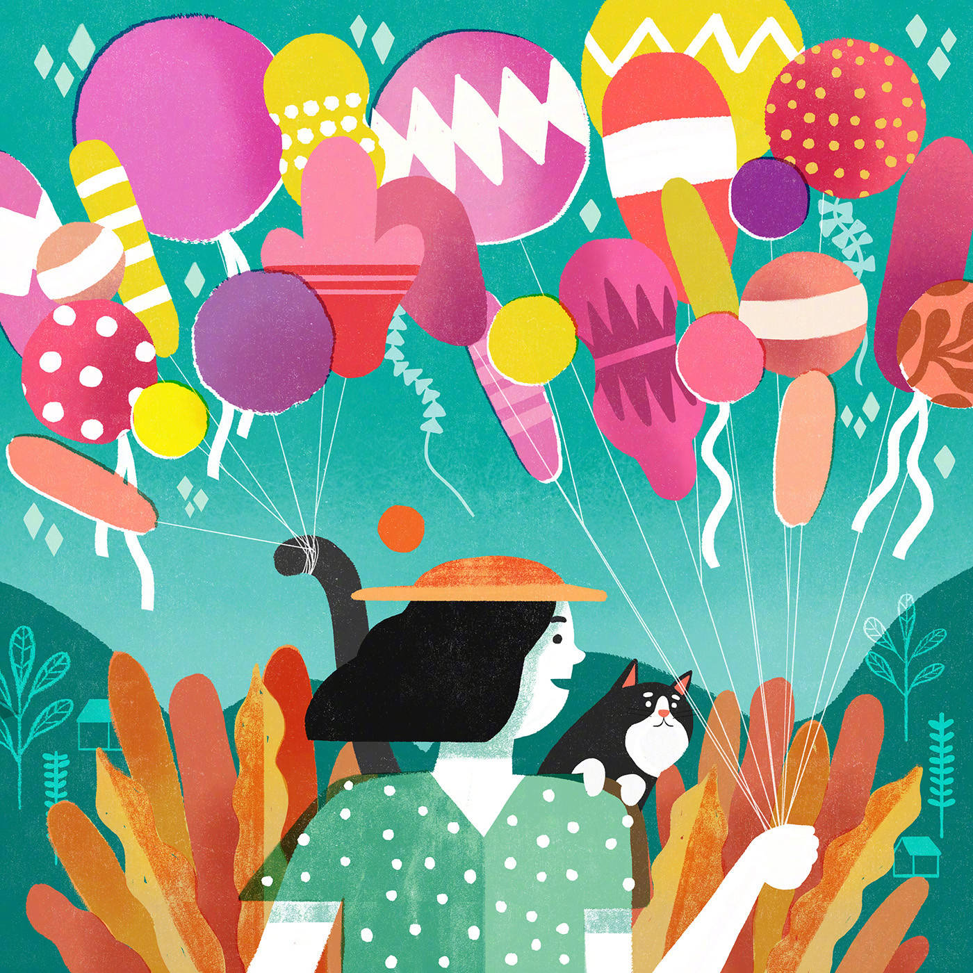 菲律宾插画师geraldinesy绘画作品