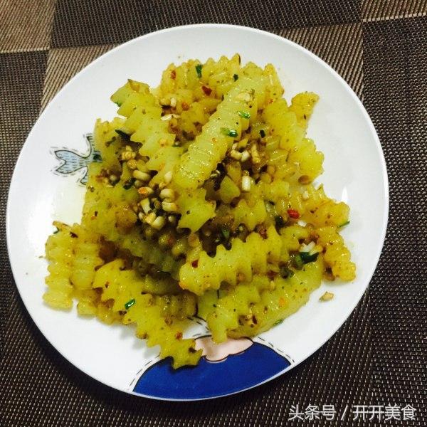 舌尖上的美味四川小吃洋芋花