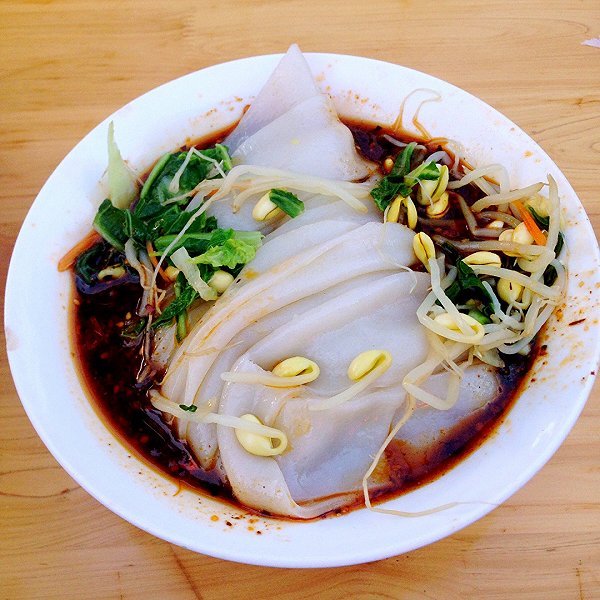 汉中美食——热面皮