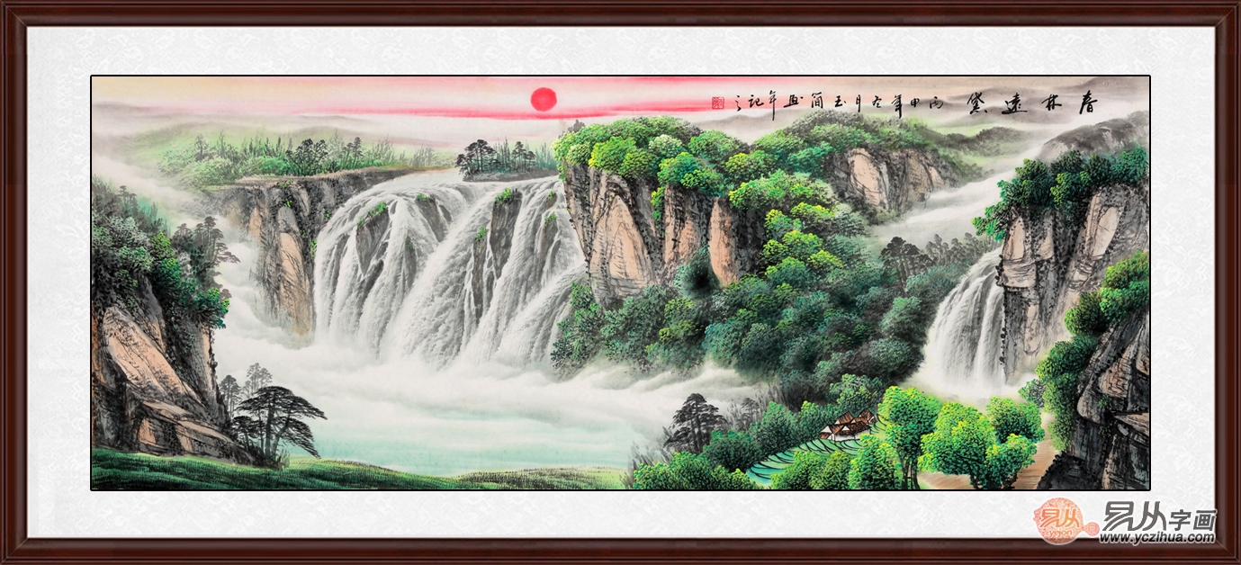 家居装饰山水画,构造不一样的高格调居室