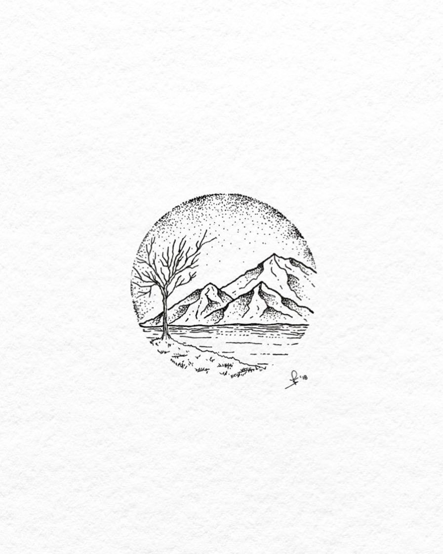 luisa aparicio 的黑与白装饰小插画