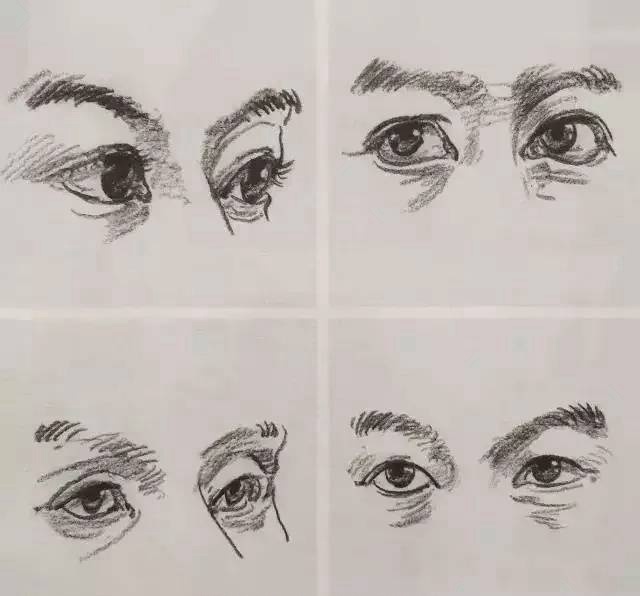 精进自我觉渡他人速写人物五官赏析67