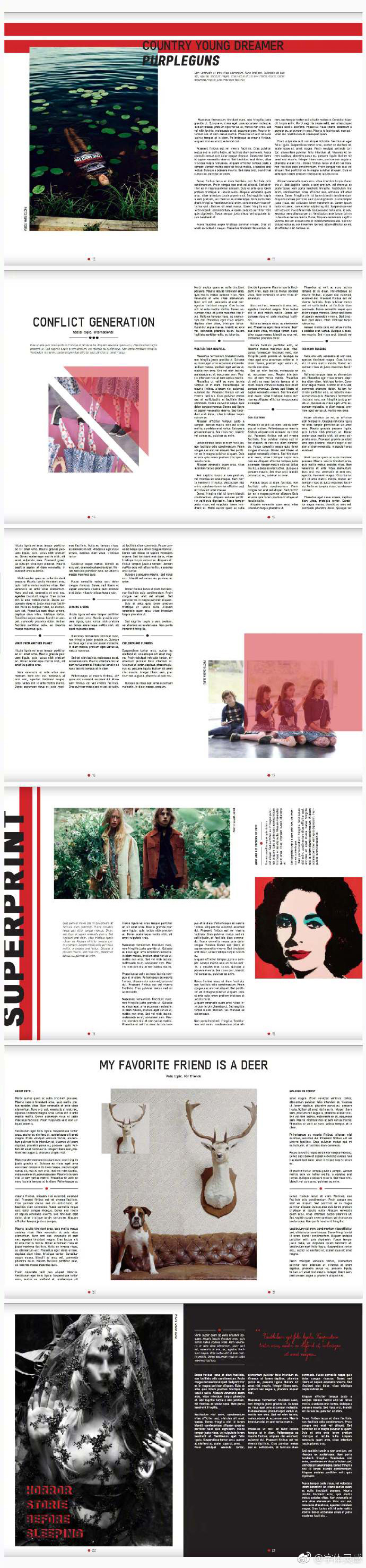 杂志图文排版设计