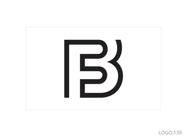 一组以字母b为元素的logo设计欣赏