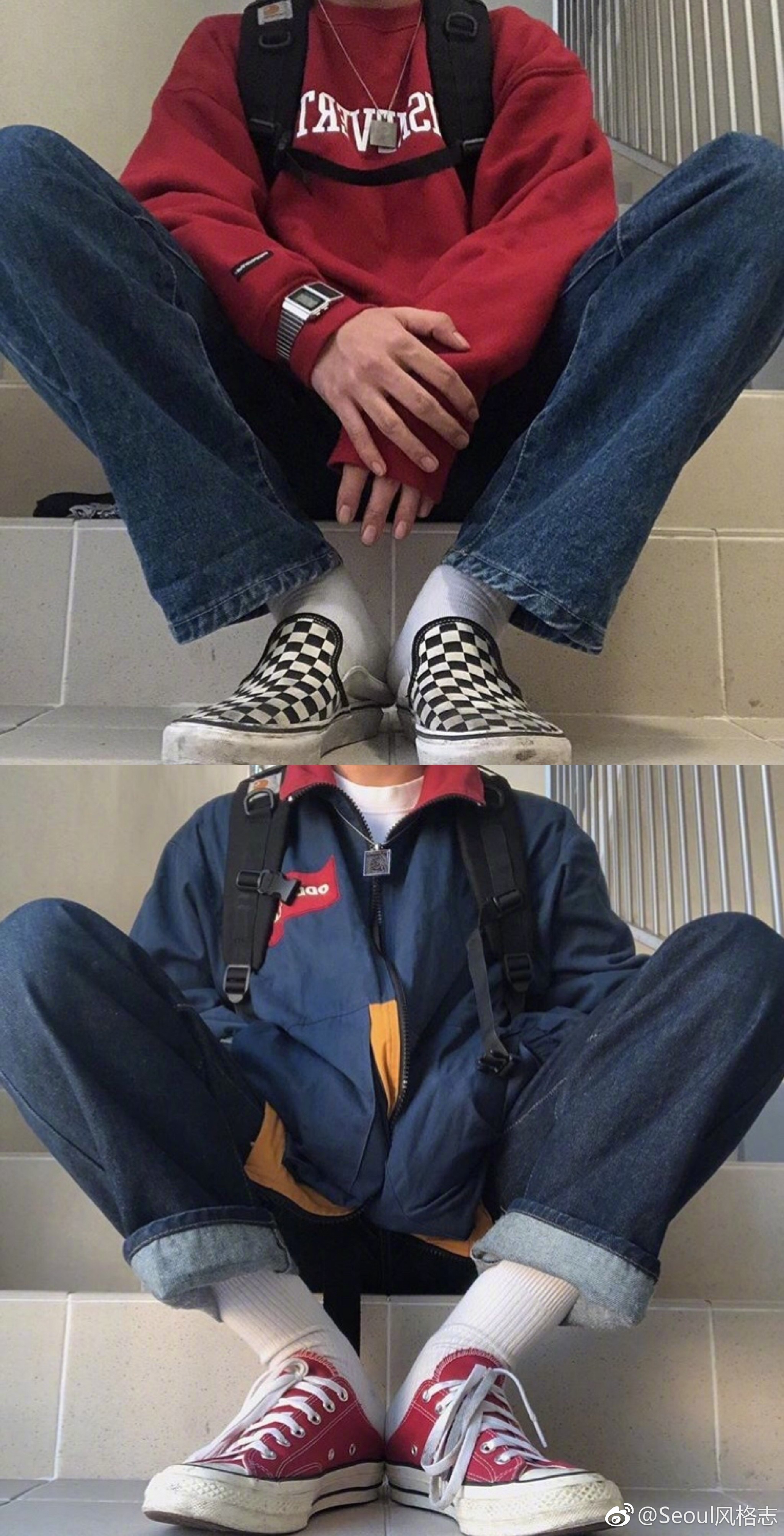 卫衣帆布鞋男生的日常穿搭看来是个匡威控吧