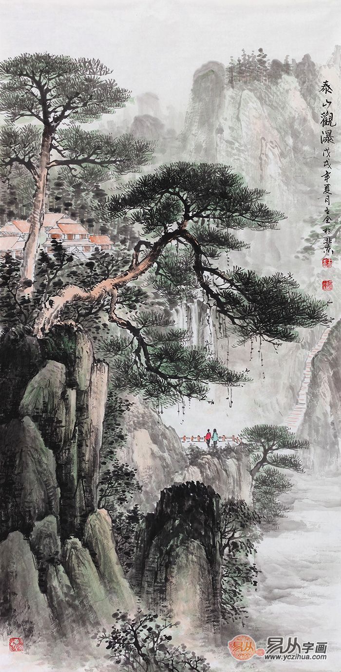 当代实力派画家王立全,绚丽与水墨的清新融为一体|山水画|画家|水墨