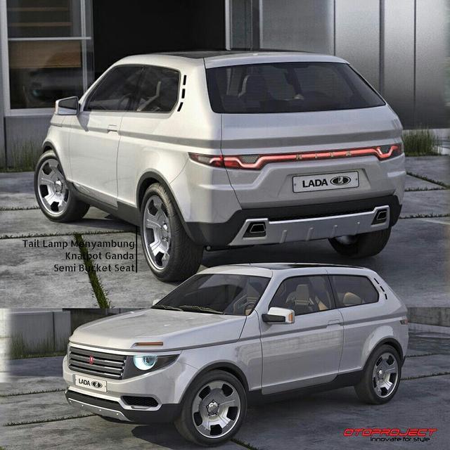 拉达尼瓦终于出新款前脸呆萌搭配四驱这车中国卖11万可还行