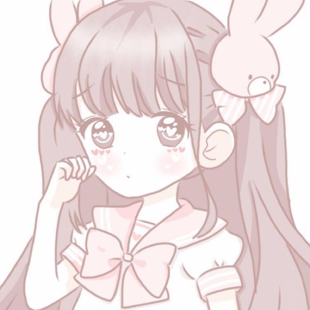 幸福对我说,你还太小|粉色萌系卡哇伊动漫女生头像|稚子|卡哇伊|私信_