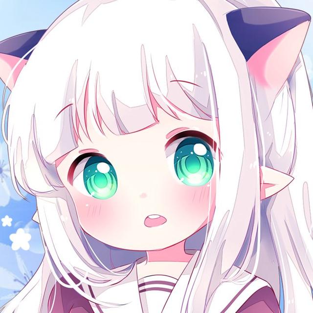 幸福对我说,你还太小|粉色萌系卡哇伊动漫女生头像