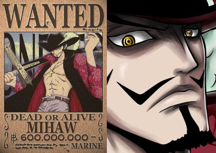 海贼王:剑豪版最新悬赏令出炉,鹰眼排第2名,第1名高达8亿悬赏