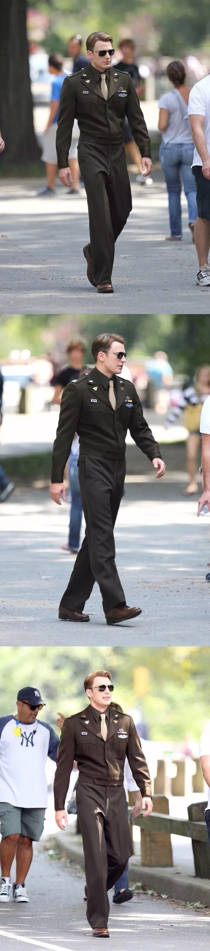 穿军装的美队了解一下简直就是行走的春药