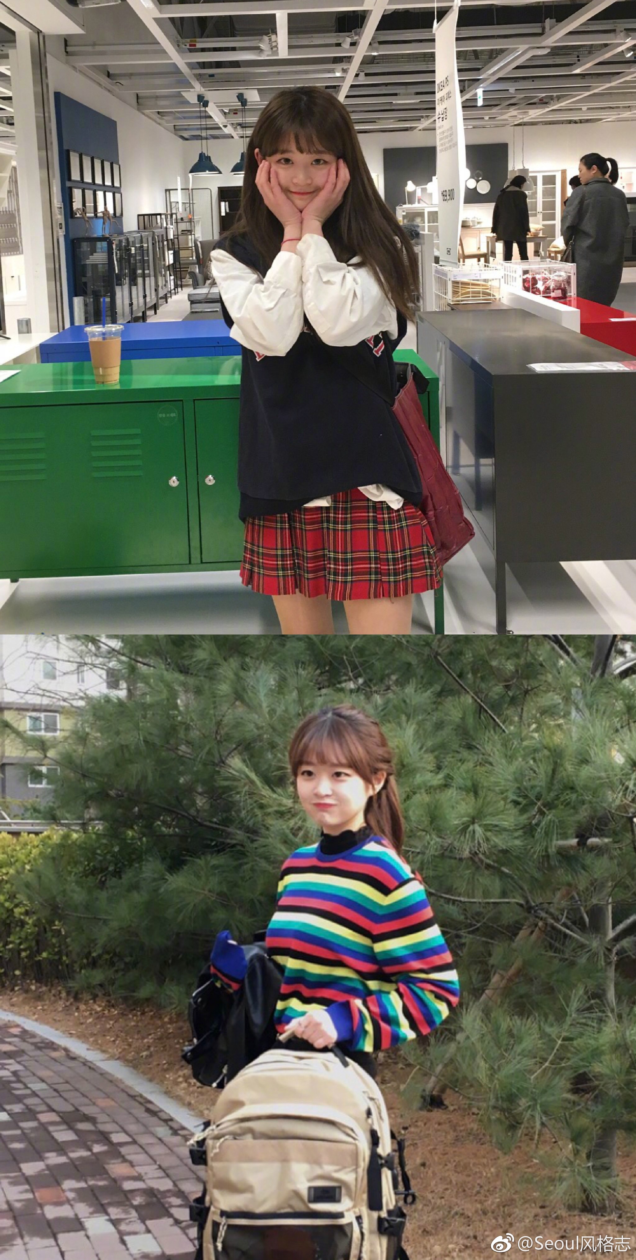 小巧型女生穿搭这样搭配俏皮又可爱